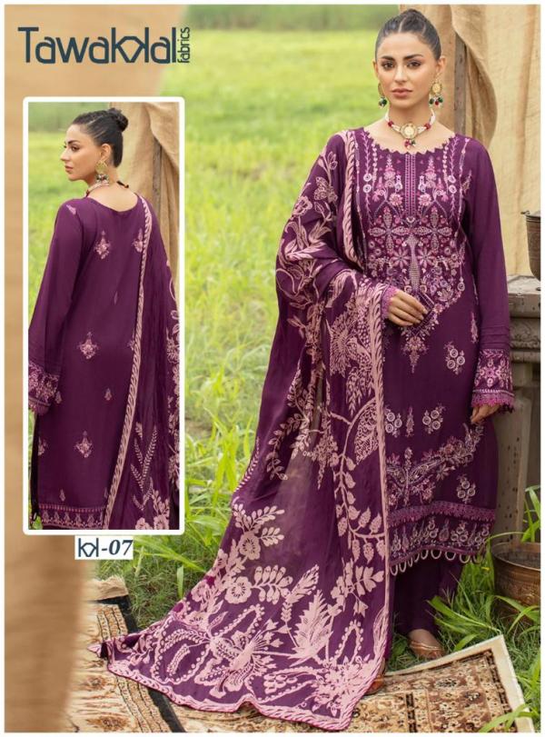 Tawakkal Mehroz Luxury Heavy Cotton Karachi Dress Material